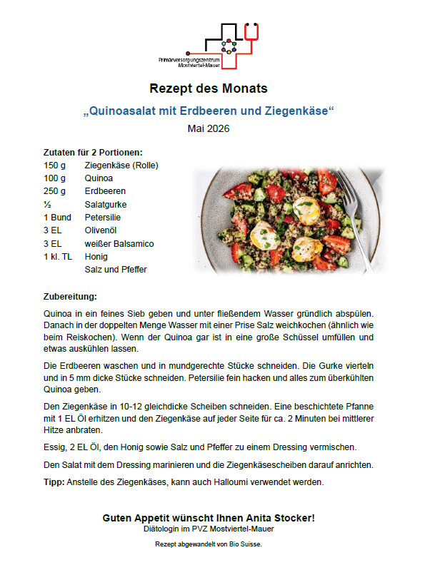 Rezept des Monats Mai