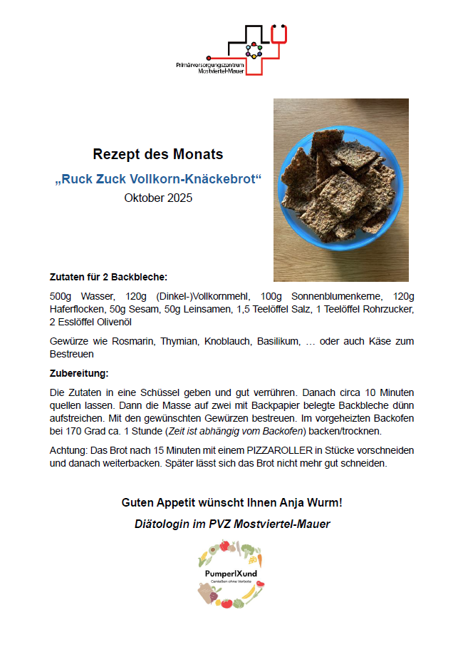 Rezept des Monats Oktober 